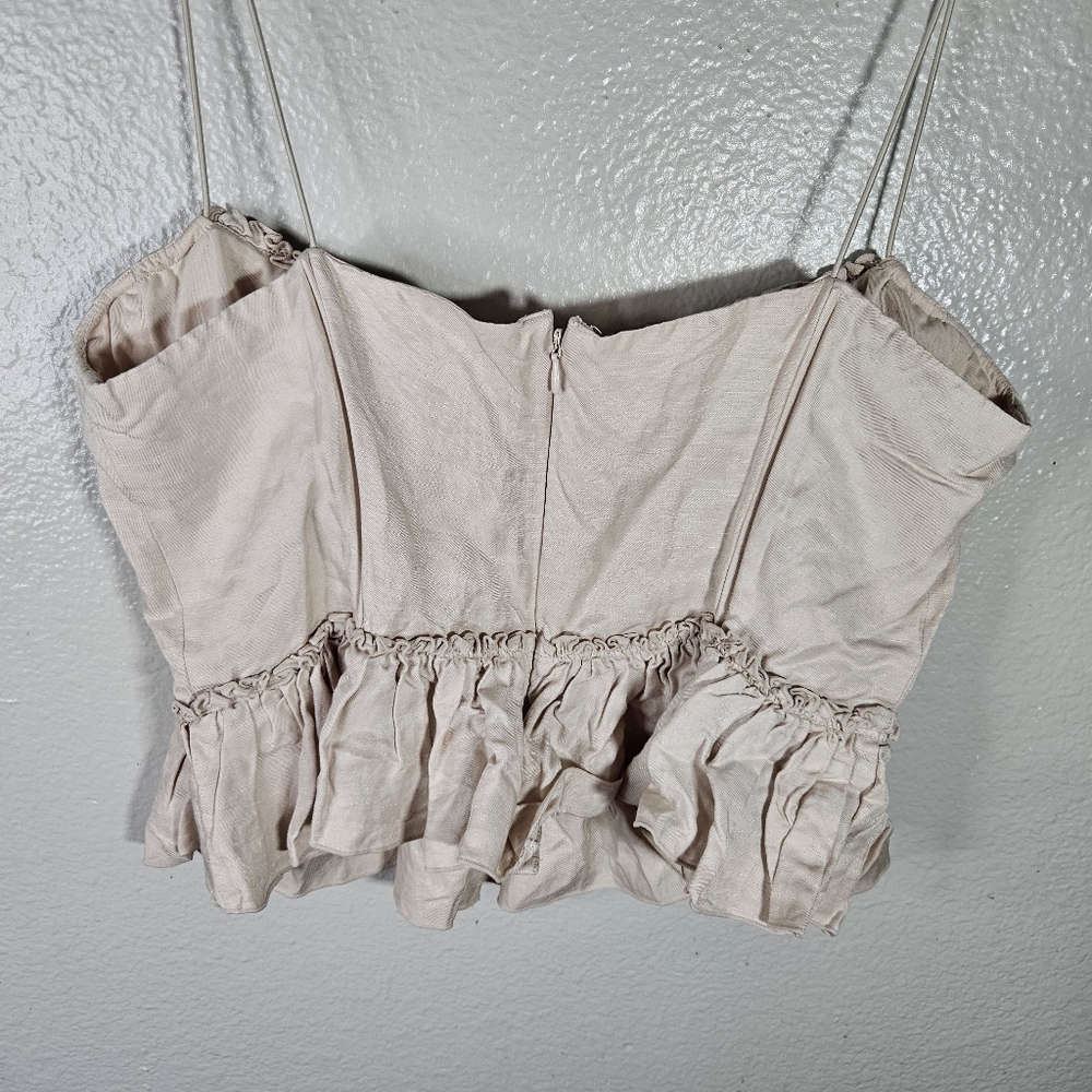 H&M Brock Collection Bustier Corset Top Size L - Picture 8 of 11